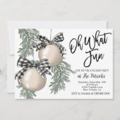 Holiday Party Invitation Kaart (Voorkant)