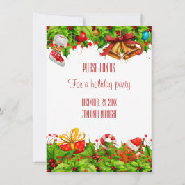 Holiday Party Invitation Kaart
