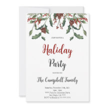 Holiday Party Invitation