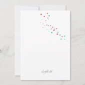 Holiday Party Invitation Kaart (Achterkant)