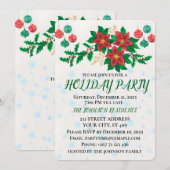 Holiday Party Invitation Kaart (Voorkant / Achterkant)