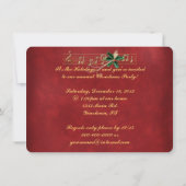 Holiday Party Invitation Kaart (Achterkant)