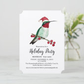 Holiday Party Invitation Kaart (Staand voorkant)