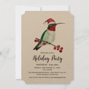 Holiday Party Invitation Kaart