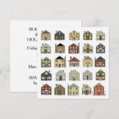 Holiday Party Invitation Kaart (Voorkant / Achterkant)