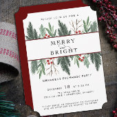 Holiday Party Invitation Kaart