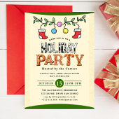 Holiday Party Invitation Kaart