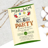 Holiday Party Invitation Kaart