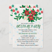 Holiday Party Invitation Kaart (Voorkant / Achterkant)