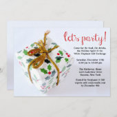 Holiday Party Invitation Kaart (Voorkant / Achterkant)