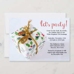 Holiday Party Invitation Kaart