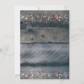 Holiday Party Jingle helemaal naar Rustic Wood Kaart (Achterkant)