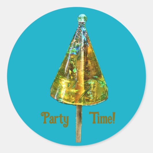 Holiday Party Time Tree Sticker (Voorkant)