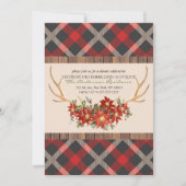 Holiday Party Woodland Antlers Kaart (Voorkant)