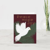 Holiday Peace dove Kaart (Voorkant)