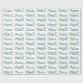 Holiday Peace Mermaid Cadeaupapier (Vlak)