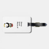 Holiday Penguin Bagagelabel (Achterkant horizontaal)