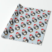 Holiday Penguin Cadeaupapier (Uitgerold)
