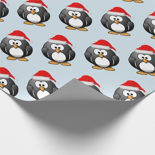 Holiday Penguin Cadeaupapier (Hoek)