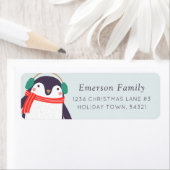 Holiday Penguin Etiket (Insitu)