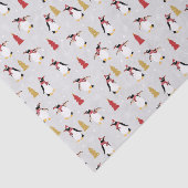 Holiday Penguin Pattern Tissuepapier (Detail)