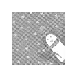 Holiday Penguin Rubberstempel