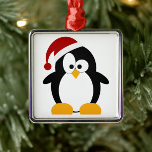 Holiday Penguin  versieringen Metalen Ornament