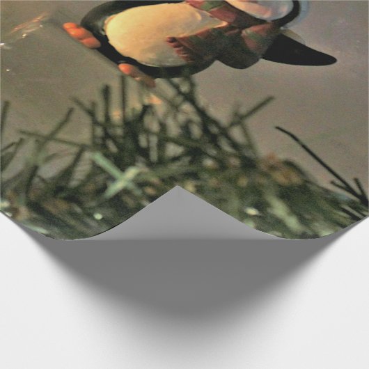 Holiday Penguins Cadeaupapier (Hoek)