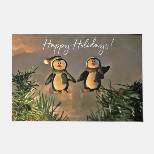 Holiday Penguins Deurmat (Voorkant)