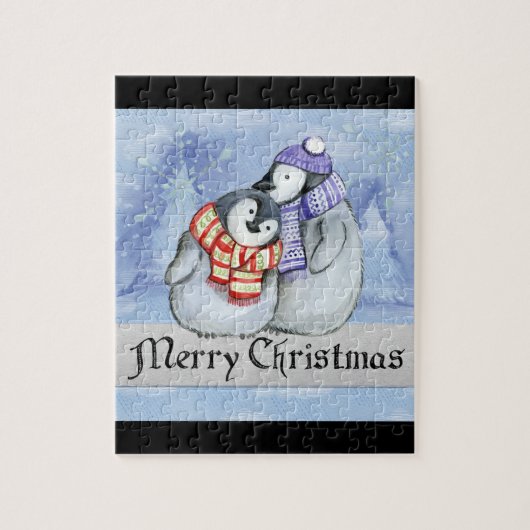 Holiday Penquins Legpuzzel (Verticaal)