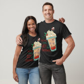 Holiday Peppermint Candy Cane Coffee Graphic Tees (Unisex)
