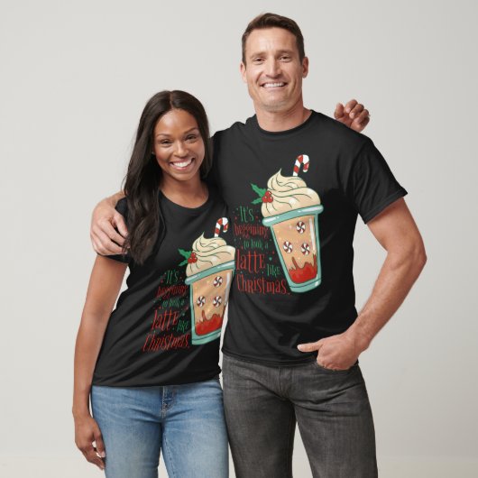 Holiday Peppermint Candy Cane Coffee Graphic Tees (Unisex)