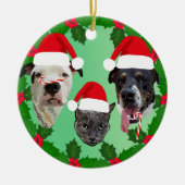 Holiday Pets Keramisch Ornament (Voorkant)