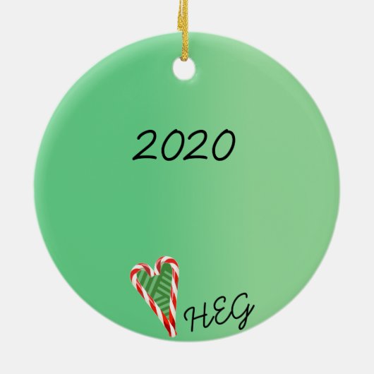 Holiday Pets Keramisch Ornament (Achterkant)