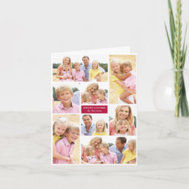 Holiday Photo Collage kerstkaart