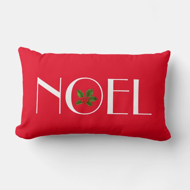 Holiday Pillow-Noel Kussen (Voorkant)