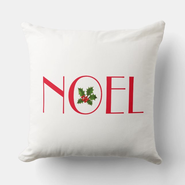 Holiday Pillow-Noel Kussen (Voorkant)