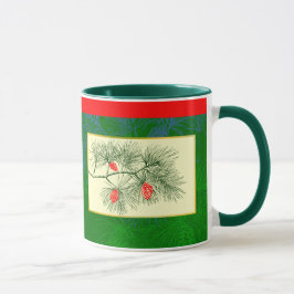 Holiday Pine  Art Coffee Mok
