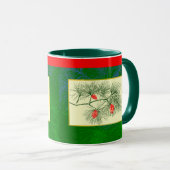 Holiday Pine Art Coffee Mok (Voorkant rechts)