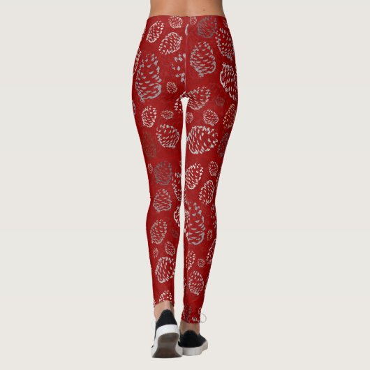 Holiday Pinecone Leggings (Achterkant)