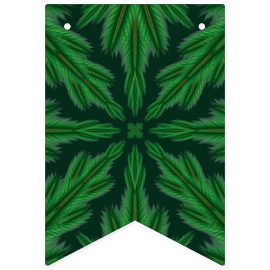 Holiday Pines Forest Swallowtail Bunting Banner (Derde vlag)