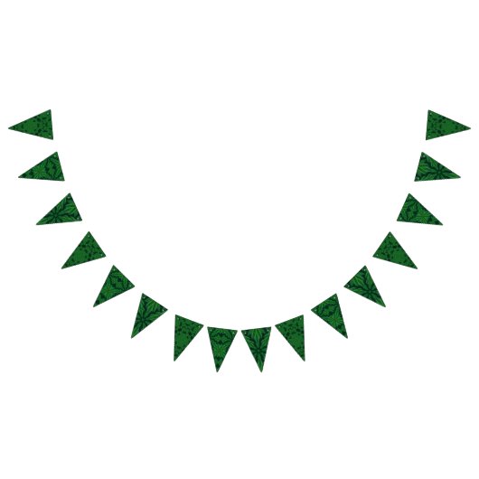 Holiday Pines Forest Triangle Bunting Banner (Alle)