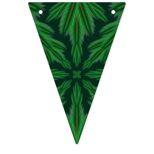 Holiday Pines Forest Triangle Bunting Banner (Derde vlag)