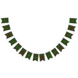 Holiday Pines Granaat Swallowtail Bunting Banner