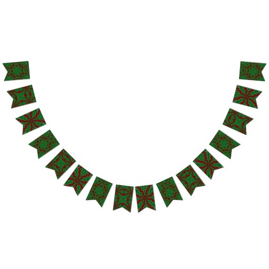 Holiday Pines Granaat Swallowtail Bunting Banner (Alle)