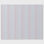 Holiday Pink Grey kerstbomen Modern Cadeaupapier (Vlak)