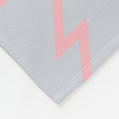 Holiday Pink Grey kerstbomen Modern Fleece Deken (Hoek)