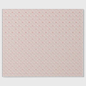 Holiday Pink Merry Notenkraker Beaux Custom Messag Cadeaupapier (Vlak)
