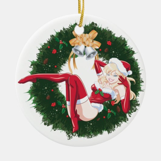 Holiday Pinup Ornament (Voorkant)