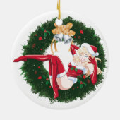 Holiday Pinup Ornament (Achterkant)